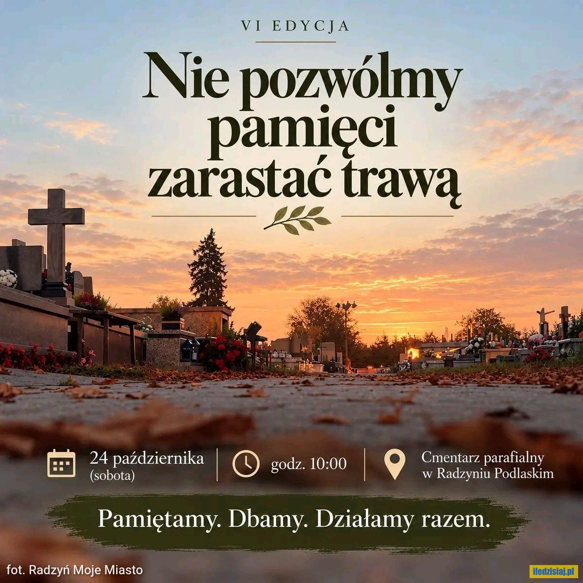 Szósty raz posprzątają zapomniane groby na cmentarzu parafialnym