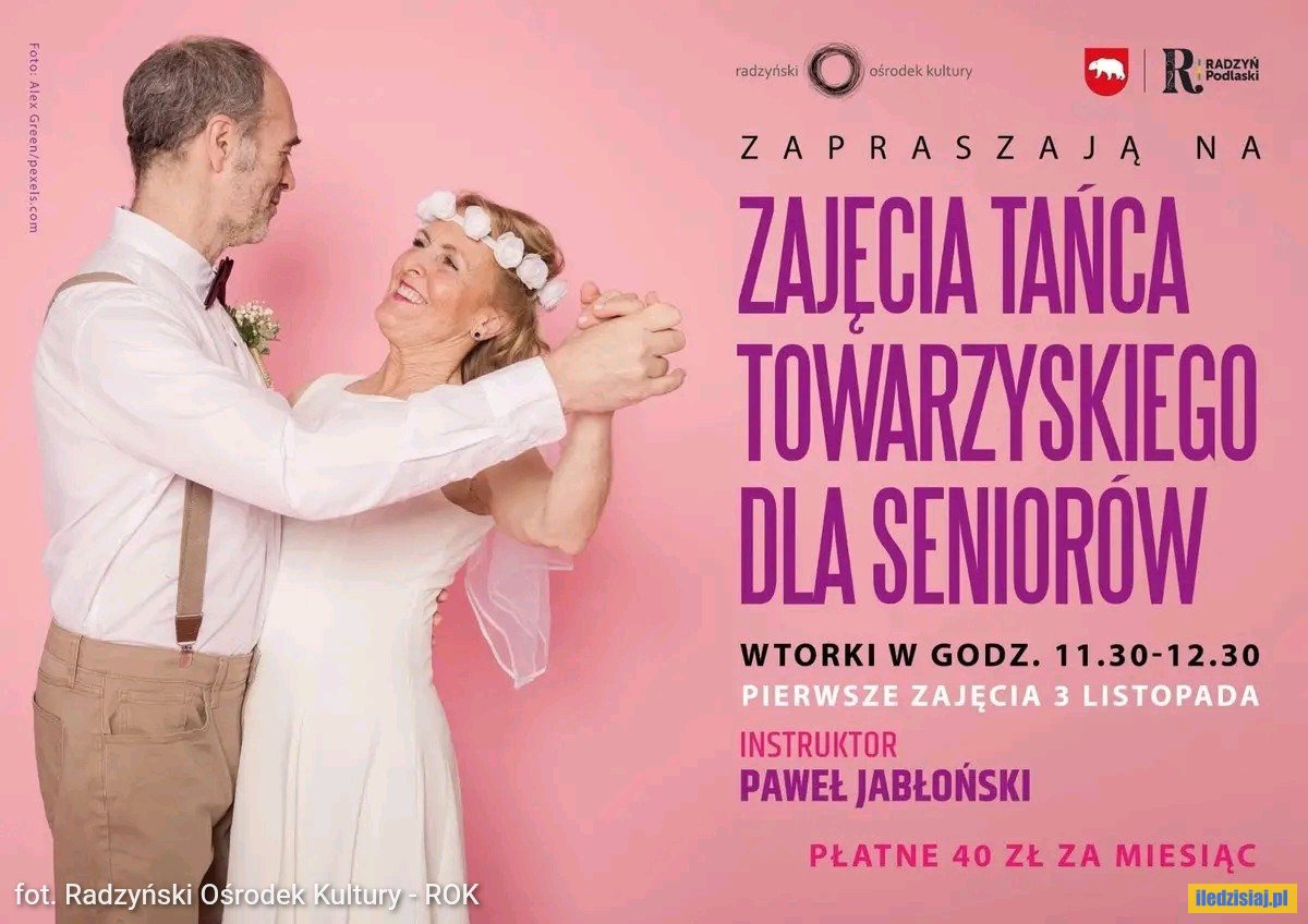 Taniec towarzyski dla seniorów w ROK. Zajęcia od 3 listopada