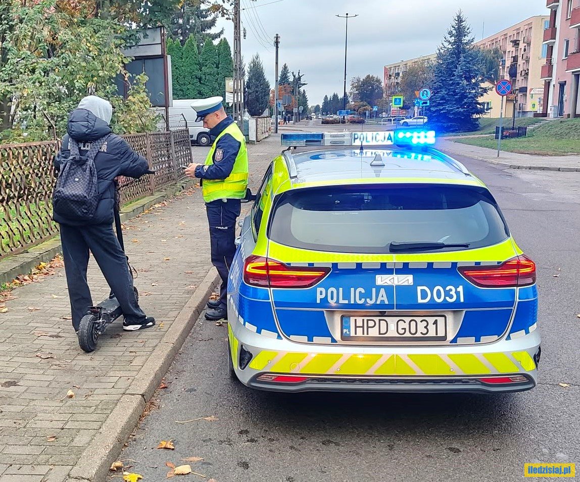 Działania „Bezpieczeństwo kierujących hulajnogami elektrycznymi” na terenie powiatu