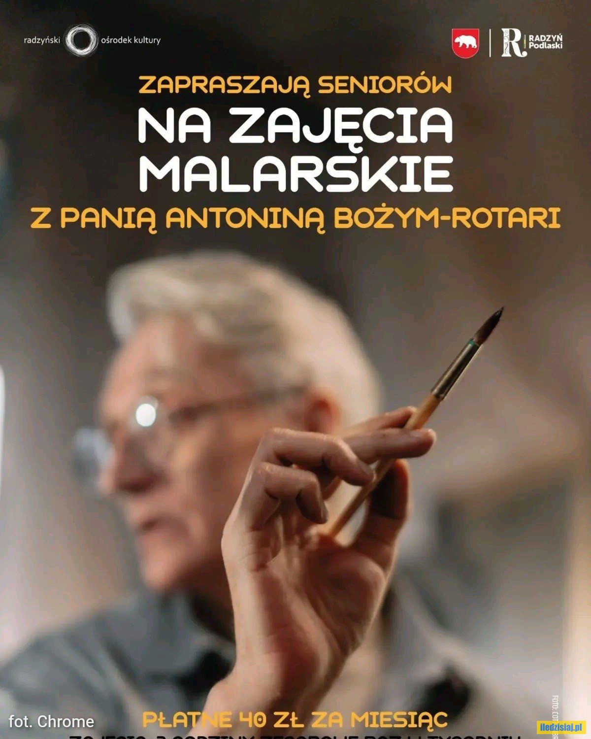 Radzyński Ośrodek Kultury zaprasza seniorów na zajęcia malarskie